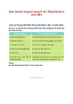 Soạn bài Tự đánh giá trang 58 | Tiếng Việt lớp 3 Cánh diều