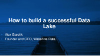 How to build a successful data lake| Tài liệu tham khảo môn quản trị dữ liệu và trực quan hóa| Trường Đại học Bách Khoa Hà Nội