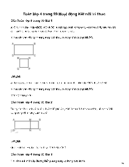 Toán lớp 4  Bài 29: Hai đường thẳng song song Kết nối tri thức