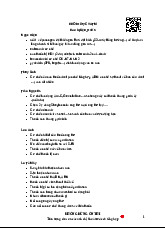 Tài liệu ôn thi Hóa trị liệu | Hoá trị liệu | Trường Đại học Khoa học Tự nhiên, Đại học Quốc gia Hà Nội