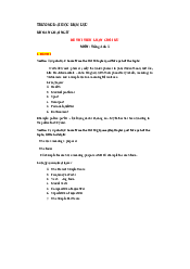 Đề tiểu luận cuối kỳ môn Tiếng anh chuyên ngành 1 | Trường đại học Điện Lực