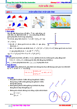 Tài liệu tự học chủ đề phép biến hình – Diệp Tuân