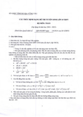 Đề minh họa tuyển sinh lớp 10 môn Toán năm 2025 – 2026 sở GD&ĐT Bà Rịa – Vũng Tàu
