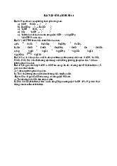 Bài tập base | Hóa 9