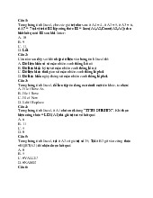 Đề cương môn tin học cơ bản - Trường Đại học lao động -  xã hội