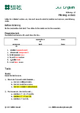LearnEnglish Listening A2 Missing A Class - Tài liệu tổng hợp