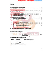 2.2 Phương trình vi phân cấp 2: Tổng quan và Phân tích (Phần 1)