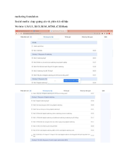 Marketing Foundation | Bài giảng môn Marketing | Trường Cao đẳng thực hành FPT