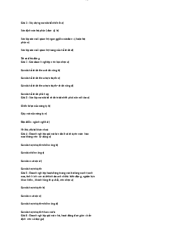 Trắc nghiệm quản trị học chương 6