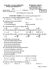 Đề cuối kỳ 1 Toán 10 năm 2024 – 2025 trường THPT Bình Dương – Bình Định
