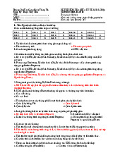 ĐỀ THI KIỂM TRA GIỮA KỲ HK1(2018-2019) | MÔN HỆ ĐIỀU HÀNH