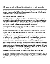 Mối quan hệ biện chứng giữa luật quốc tế và luật quốc gia