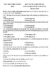 Đề thi thử tốt nghiệp THPT 2025 môn Giáo dục Kinh tế và Pháp luật bám sát đề minh họa - Đề 26