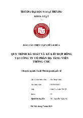 Báo cáo thực tập - Khoa luật - Trường đại học ngoại thương