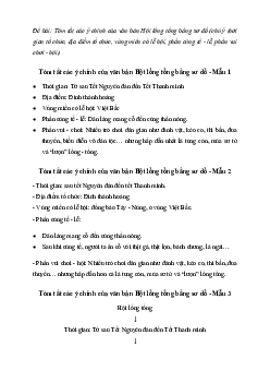 Tóm tắt các ý chính của văn bản Hội lồng tồng bằng sơ đồ | Văn mẫu 7 Kết nối tri thức
