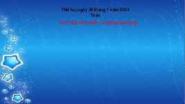 Giáo án điện tử Toán 1 Chương 2 Cánh diều: Khối hộp chữ nhật - Khối lập phương