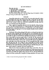 Bài tập môn Lịch sử Đảng cộng sản Việt Nam - Trường Đại học Khoa học xã hội và nhân văn , Đại học quốc gia Thành phố Hồ Chí Minh.