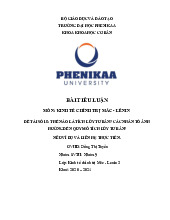 Thế nào là tích lũy tư bản? Các nhân tố ảnh hưởng đến quy mô tích lũy tư bản? Nêu ví dụ và liên hệ thực tiễn | Bài tập lớn môn Kinh tế chính trị Mác - Lênin | Trường Đại học Phenikaa
