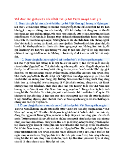 Văn mẫu lớp 6 Chân trời sáng tạo bài Viết đoạn văn ghi lại cảm xúc về bài thơ lục bát Việt Nam quê hương ta