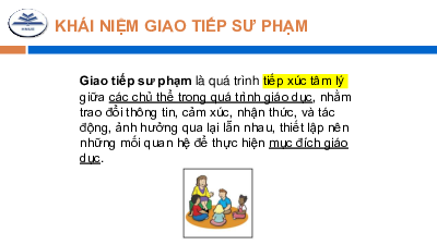 Bài giảng PPT (Power Point) học phần Giao tiếp Sư Phạm | SLIDE | Đại học Sư Phạm Hà Nội