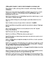 Câu hỏi trắc nghiệm an ninh mạng