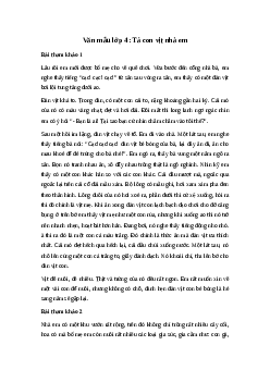 Tả con vịt | Tập làm văn 4