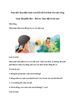 Soạn bài Tạm biệt cánh cam (trang 64 | Tiếng việt 2 sách Kết nối tri thức