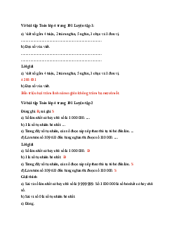Vở bài tập Toán lớp 4 Bài 37: Em làm được những gì? Chân trời sáng tạo