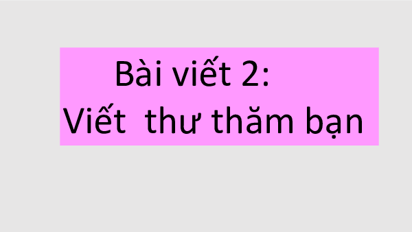 Tuần 21 - Bài viết 2: Viết thư thăm bạn | Bài giảng PowerPoint Tiếng Việt 3 | Cánh Diều