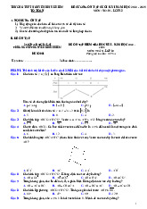 Đề cương cuối kỳ 1 Toán 12 năm 2024 – 2025 trường THPT Nguyễn Bỉnh Khiêm – Gia Lai