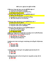 100 Câu trắc nghiệm Tư tưởng Hồ Chí Minh | Trường Đại học Bách Khoa thành phố Hồ Chí Minh