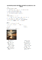 Bài thi: Vòng 6 ( có đáp án) - Sân chơi Trạng Nguyên Tiếng Việt Khối 3 Năm học 2025 - 2026