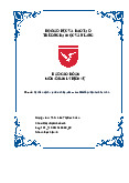 Cải tiến dịch vụ sửa chữa, chăm sóc thiết bị điện lạnh tại nhà | Báo cáo đồ án Quản lý dịch vụ