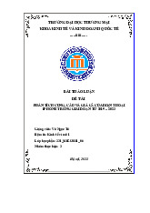 Phân tích cung cầu và giá iPhone 2019-2023 | Bài thảo luận kinh tế vi mô