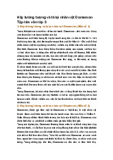 Hãy tưởng tượng và tả lại nhân vật Doraemon Tập làm văn lớp 5