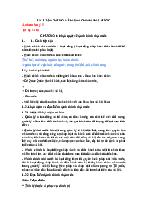 Ôn tập Lý luận chung về hành chính nhà nước môn Luật hành chính | Học viện Hành chính Quốc gia