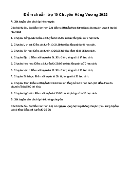 Điểm chuẩn lớp 10 năm 2023 Gia Lai