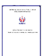 Trạm AC servo và hydralic servo system | Báo cáo thực tập Môn Mechatronic Servo System Control - Đại học Sư phạm Kỹ thuật Thành phố Hồ Chí Minh