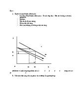 BÀI TẬP CHƯƠNG 2 KINH TẾ VI MÔ | Trường Đại học Kinh Tế - Luật
