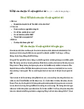 Kể lại câu chuyện về một người có tài - Tiếng việt 4