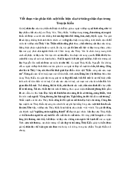 Viết đoạn văn phân tích một biểu hiện của tư tưởng nhân đạo trong Truyện Kiều | Văn mẫu 11 Kết nối tri thức