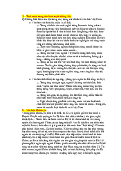 Câu hỏi lý thuyết - Cơ Sở Văn Hóa Việt Nam | Đại Học Hà Nội