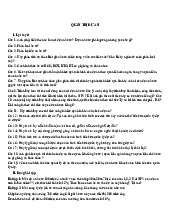 Câu Hỏi và Bài Tập Thực Hành Quản Trị Dự Án | Đại học Hoa Sen