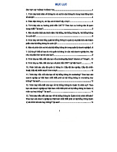 ÔN TẬP VỀ HỆ THỐNG THÔNG TIN TRONG DOANH NGHIỆP (HỌC PHẦN 101)