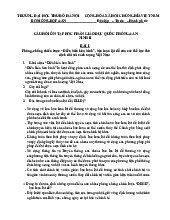 Câu hỏi ôn tập Môn Giáo dục quốc phòng an ninh | Đại học Thủ đô Hà Nội