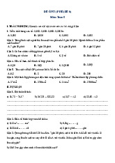 Đề ôn hè Toán 5 lên 6 - Đề 6