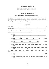 Bài Kiểm Tra Tự Luận: Phân Tích Thủ Tục Hành Chính Việt Nam môn Luật hành chính | Trường đại học Mở Hà Nội