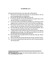 Bài kiểm tra giữa kỳ số 2 - Quản trị kinh doanh| Đại học Kinh Tế Quốc Dân