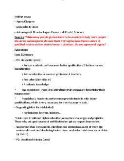 Bài tham khảo rèn luyện kỹ năng Writing học phần Tiếng anh