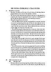 Đề cương ôn tập pháp luật đại cương | Pháp Luật Đại Cương | Trường Đại học Hà Nội